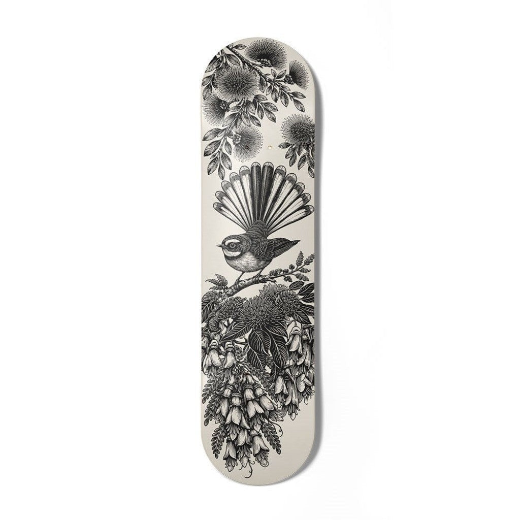 In Bloom Skateboard Deck on white
