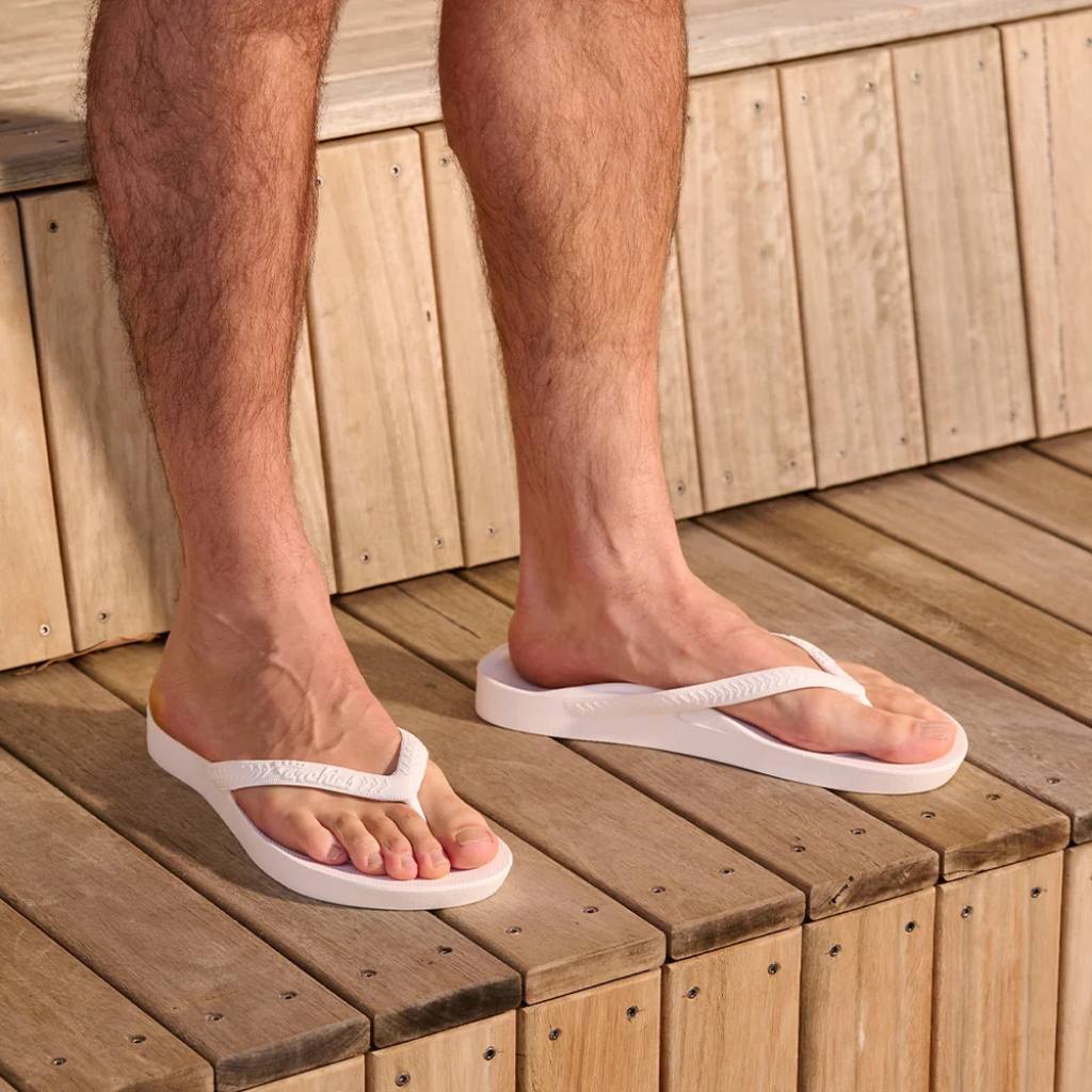 Archies Support Jandals | Classic - White