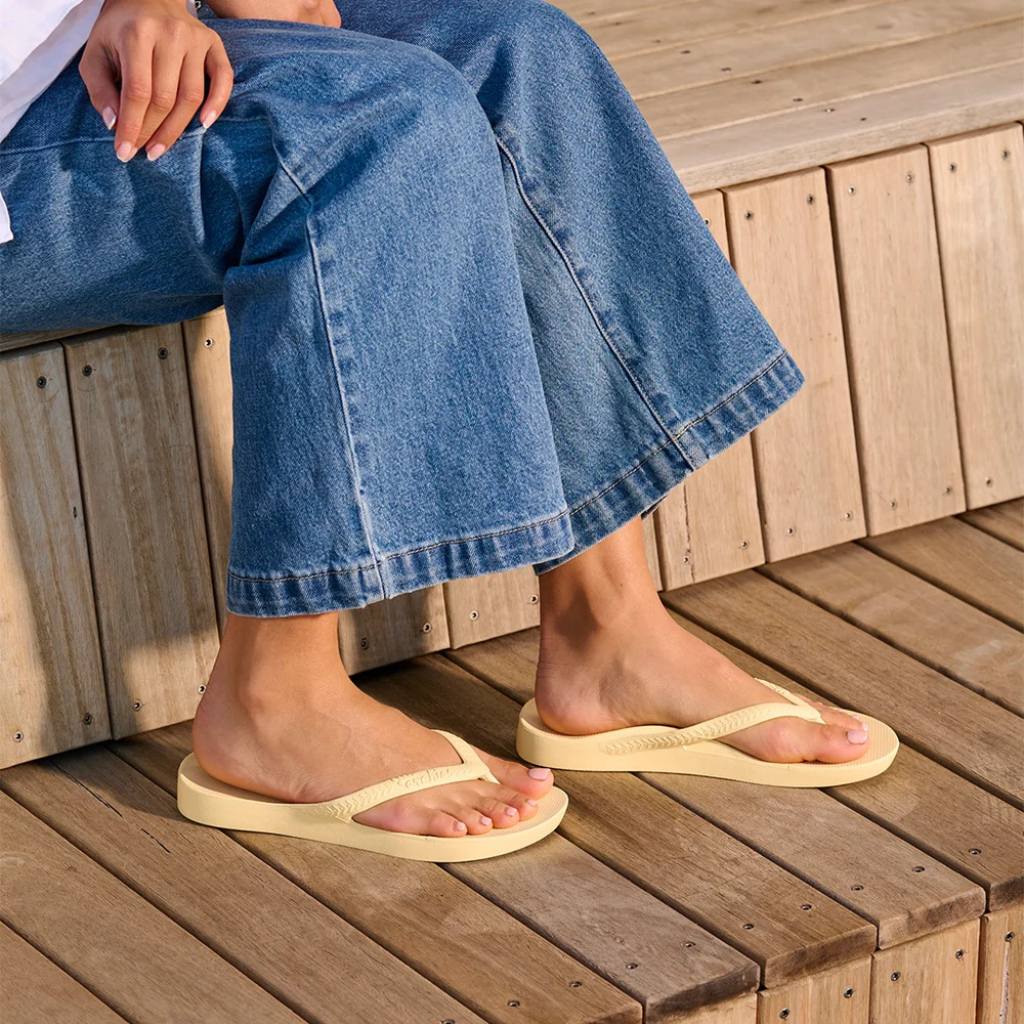 Archies Support Jandals | Classic – Lemon