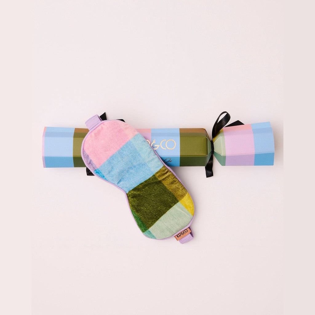 Kip & Co | Christmas Slumber Velvet Bon Bon Eye Mask 4P Set