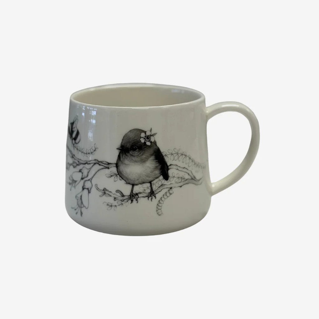 Katy Hayward | Cup - So This is Love - Miromiro/Tomtit & Kowhai