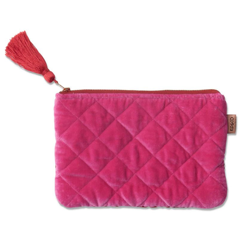 Kip & Co | Me And You Velvet Cosmetics Purse