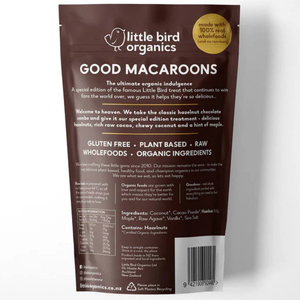 Little Bird Organics | Good Macaroons - Cacao & Hazelnut
