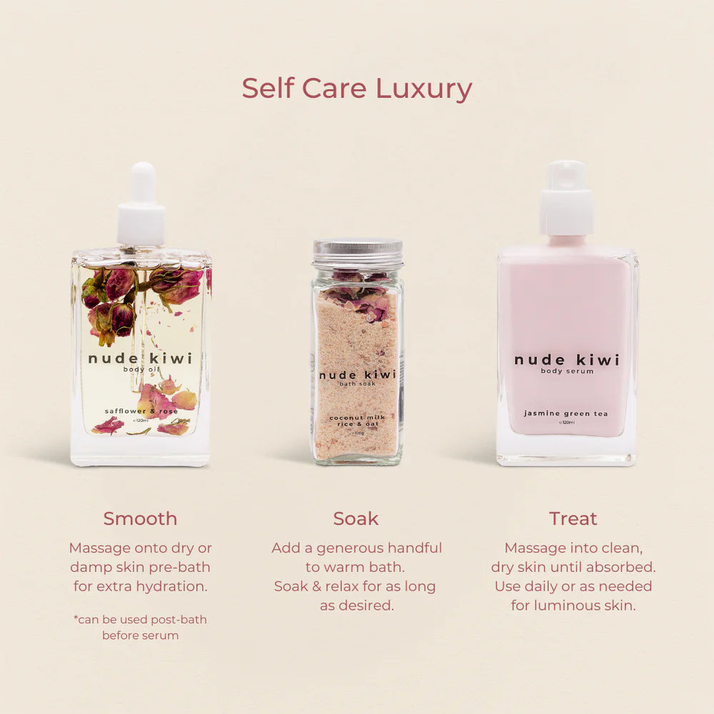 Nude Kiwi | Bath Soak Coconut Milk, Rice & Oat 120g