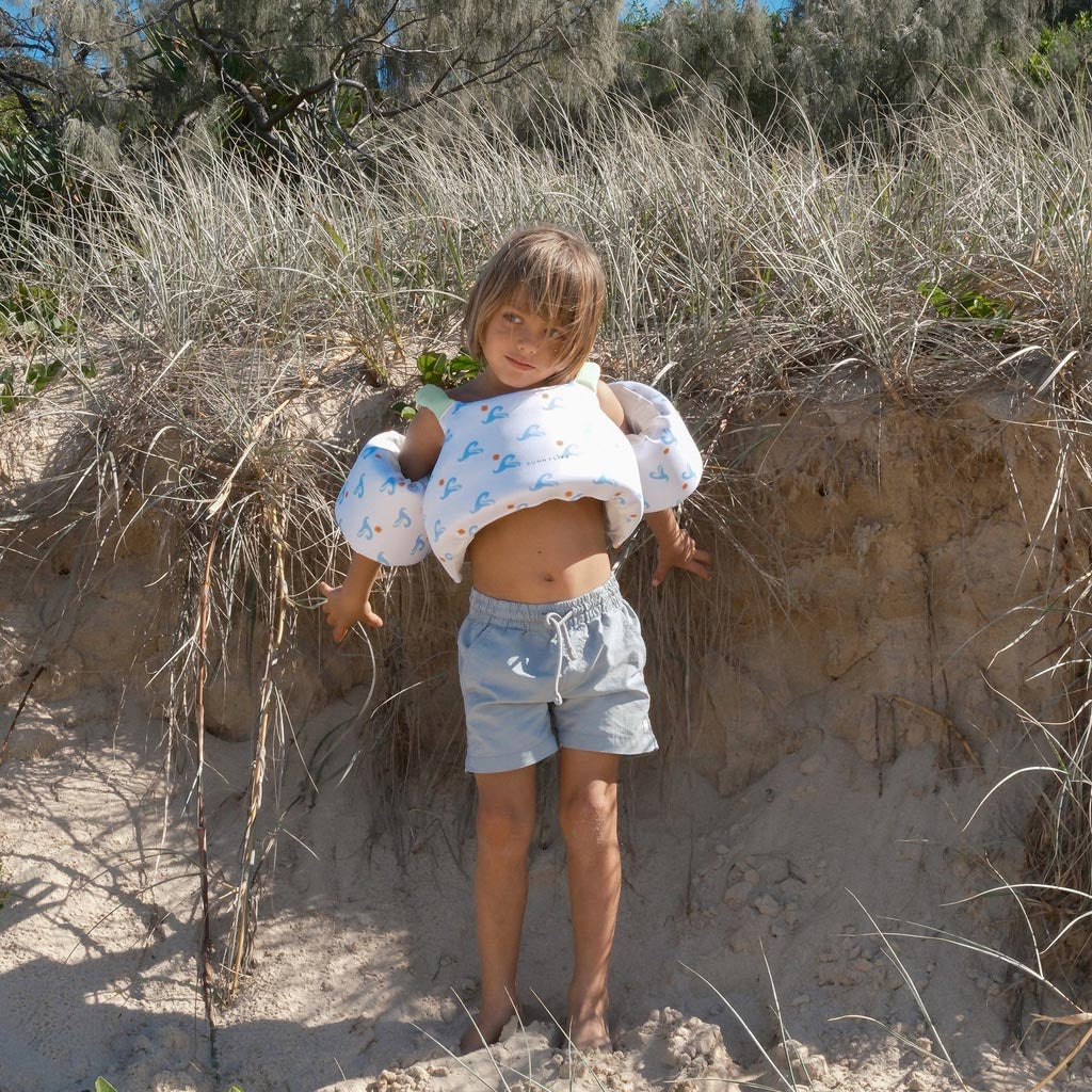 SunnyLife | Floatie Jacket 3-6 Sammy the Seagull Blue Wave