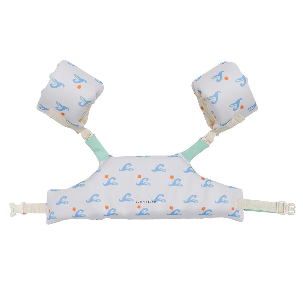 SunnyLife | Floatie Jacket 3-6 Sammy the Seagull Blue Wave