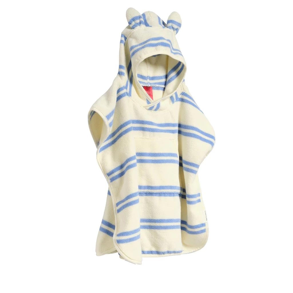 SunnyLife | Kids Character Hooded Towel Sammy the Seagull Blue Stripe