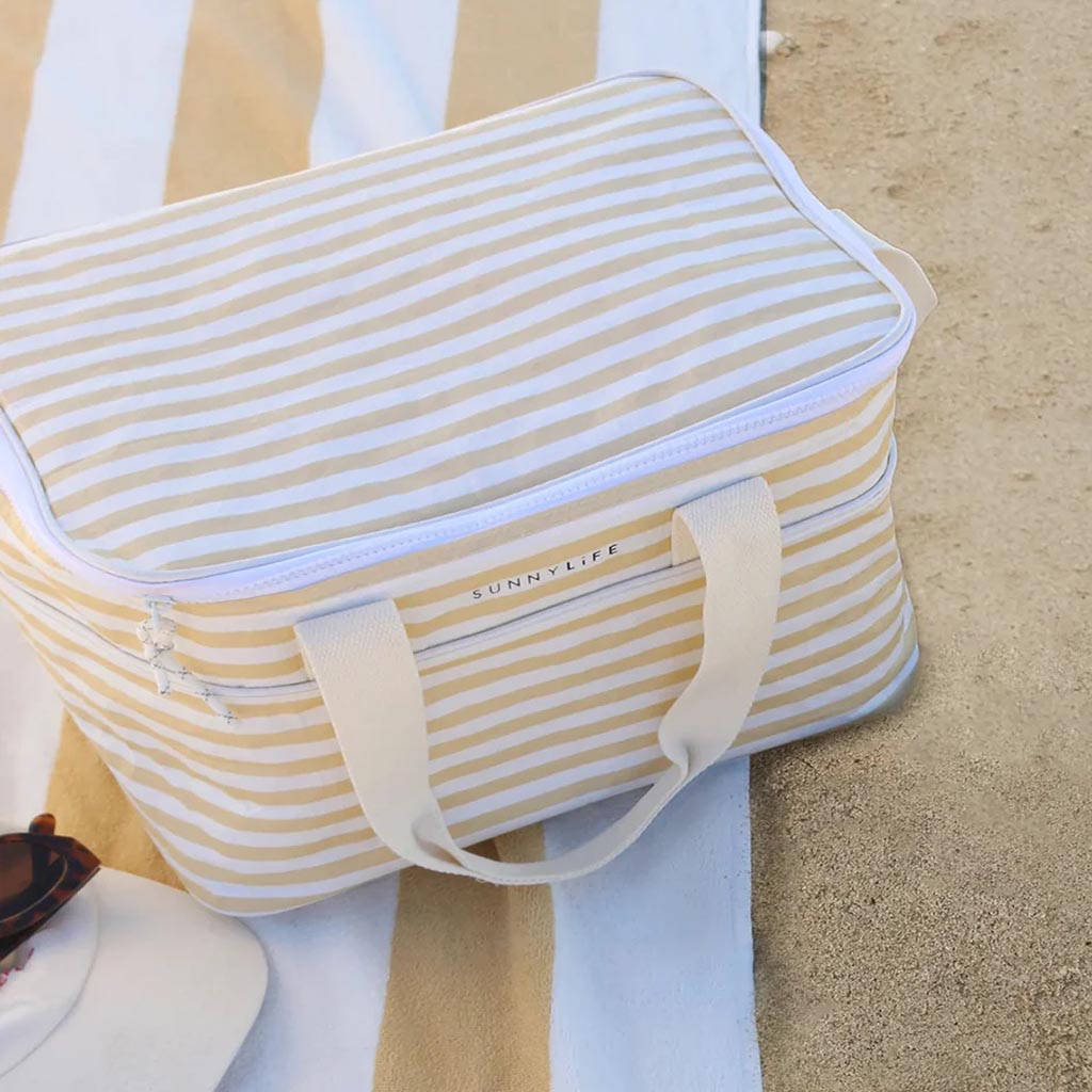SunnyLife | Light Cooler Bag Butternut Stripe