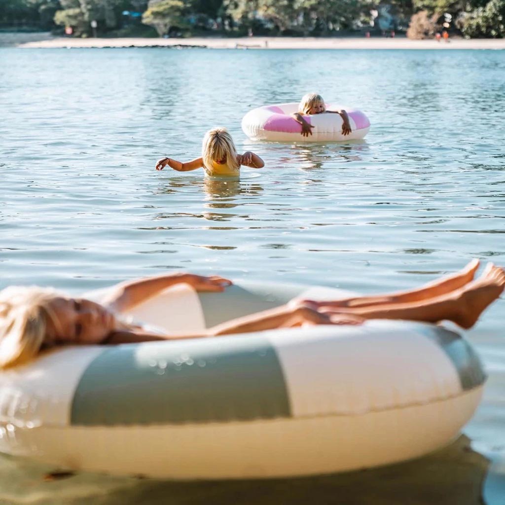 SunnyLife | Mini Tube Pool Ring Olive Stripe