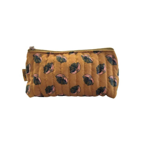 Ali Davies | Cosmetic Bag - Mustard Large - Cove. Beach Essentials