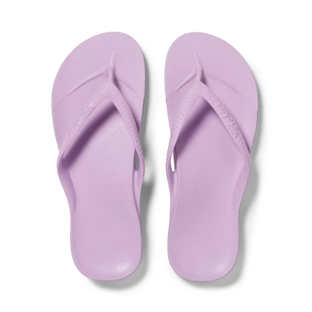 Archies Support Jandals | Classic - Lilac - Cove. Beach Essentials