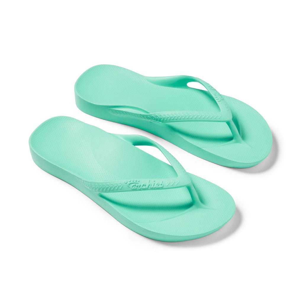 Archies Support Jandals | Classic - Mint - Cove. Beach Essentials