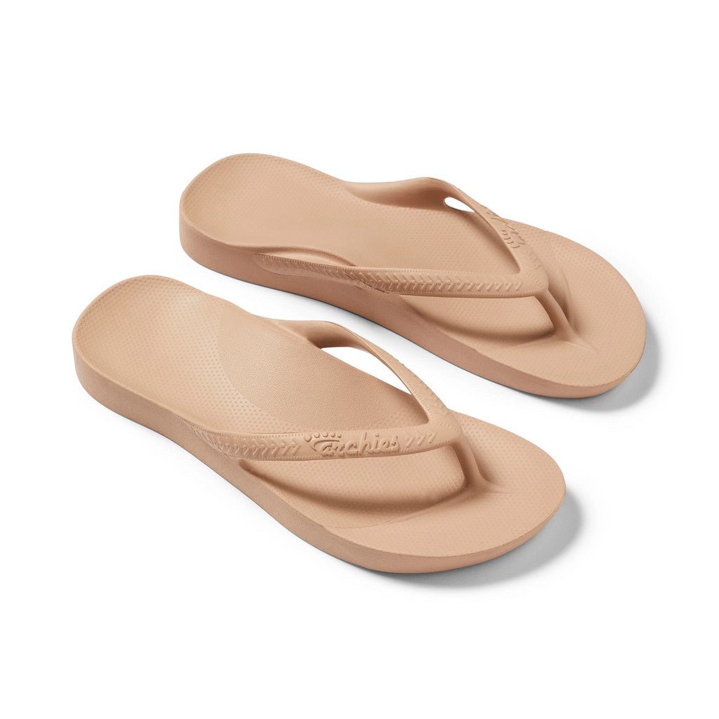 Archies Support Jandals | Classic - Tan - Cove. Beach Essentials