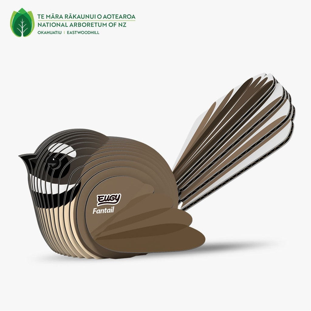 Built EUGY Fantail 3D paper puzzle