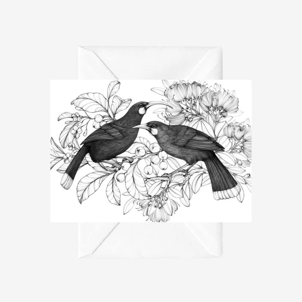 Katy Hayward | Cards - Our Sacred Huia - Huia - Cove. Beach Essentials