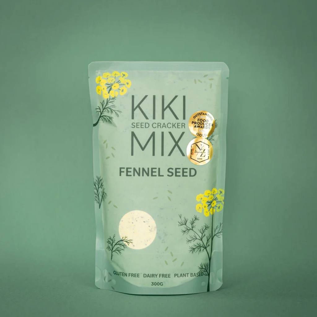 Kiki Seed Cracker Mixes Fennel Seed - Cove. Beach Essentials