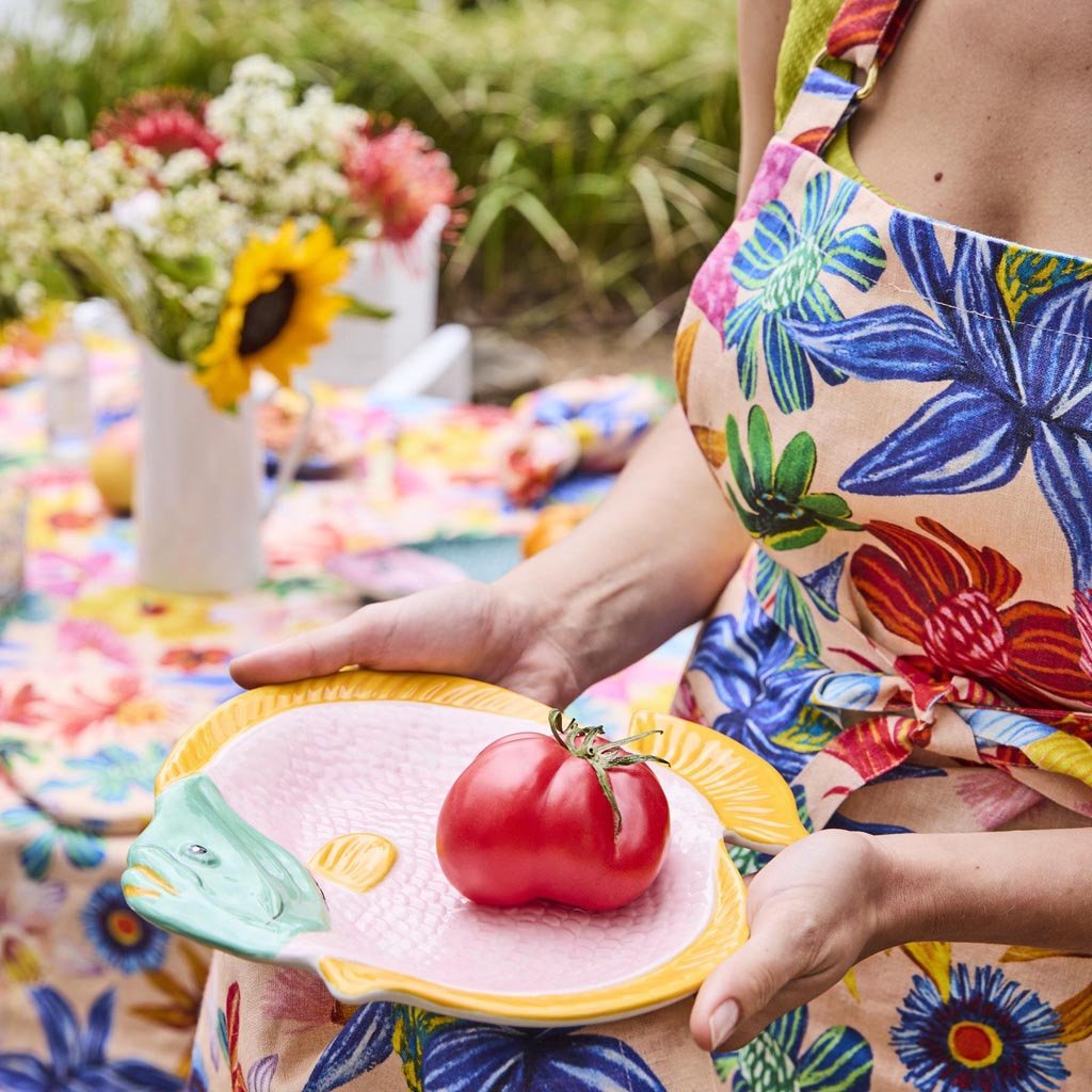 Kip & Co | Coral Bay Fish Serving Dish - Cove. Beach Essentials