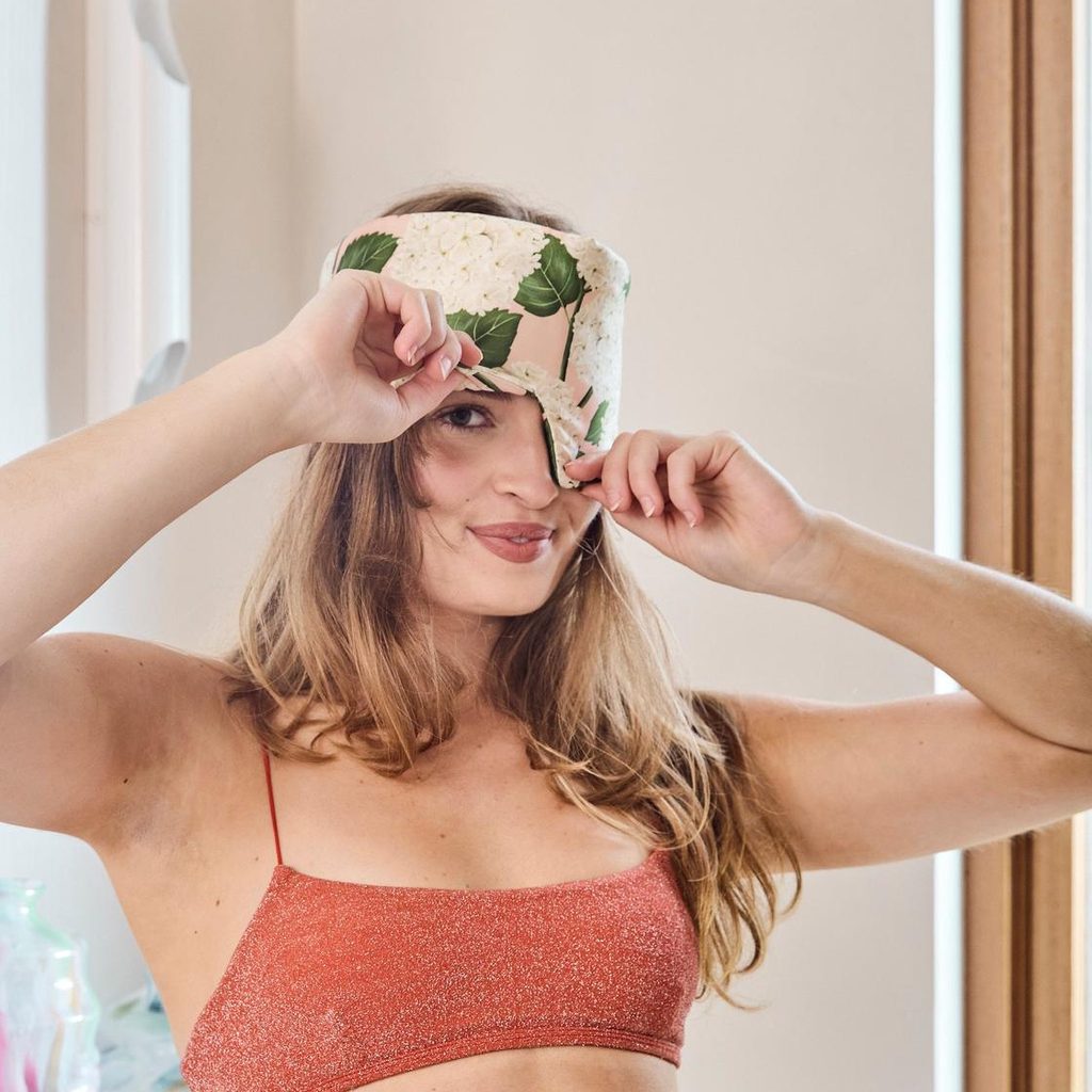 Kip & Co | Hydrangea Pink Block Out Silk Eye Mask - Cove. Beach Essentials