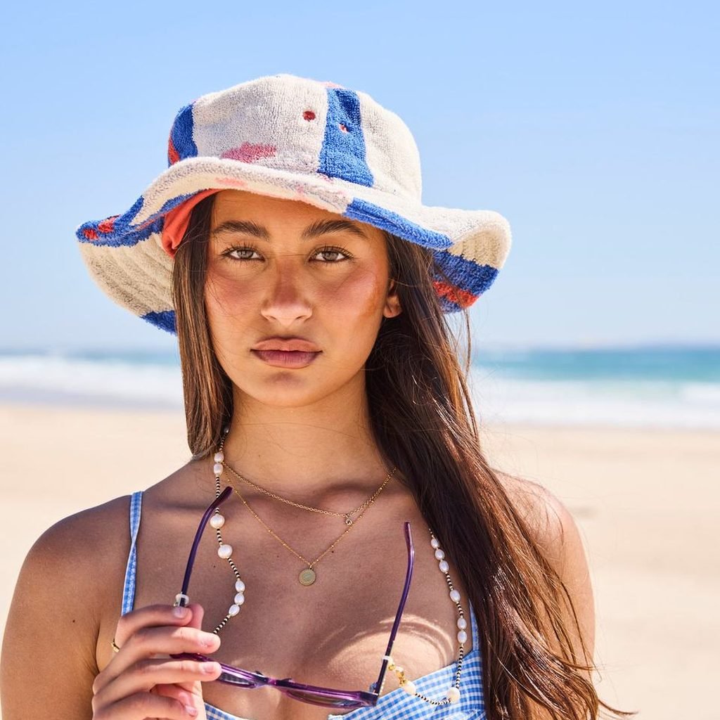 Kip & Co | Lobster Fan Club Terry Beach Hat - Cove. Beach Essentials