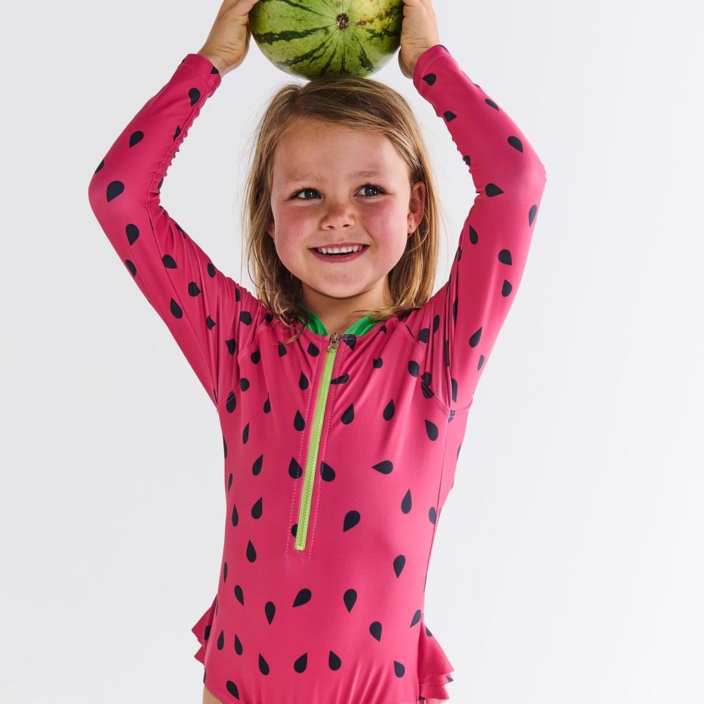 Kip & Co | Melon Long Sleeve Bathers - Cove. Beach Essentials