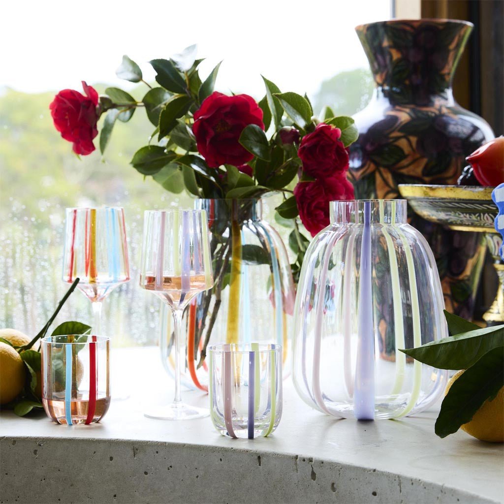 Kip & Co | Neptune Stripe Vase - Cove. Beach Essentials