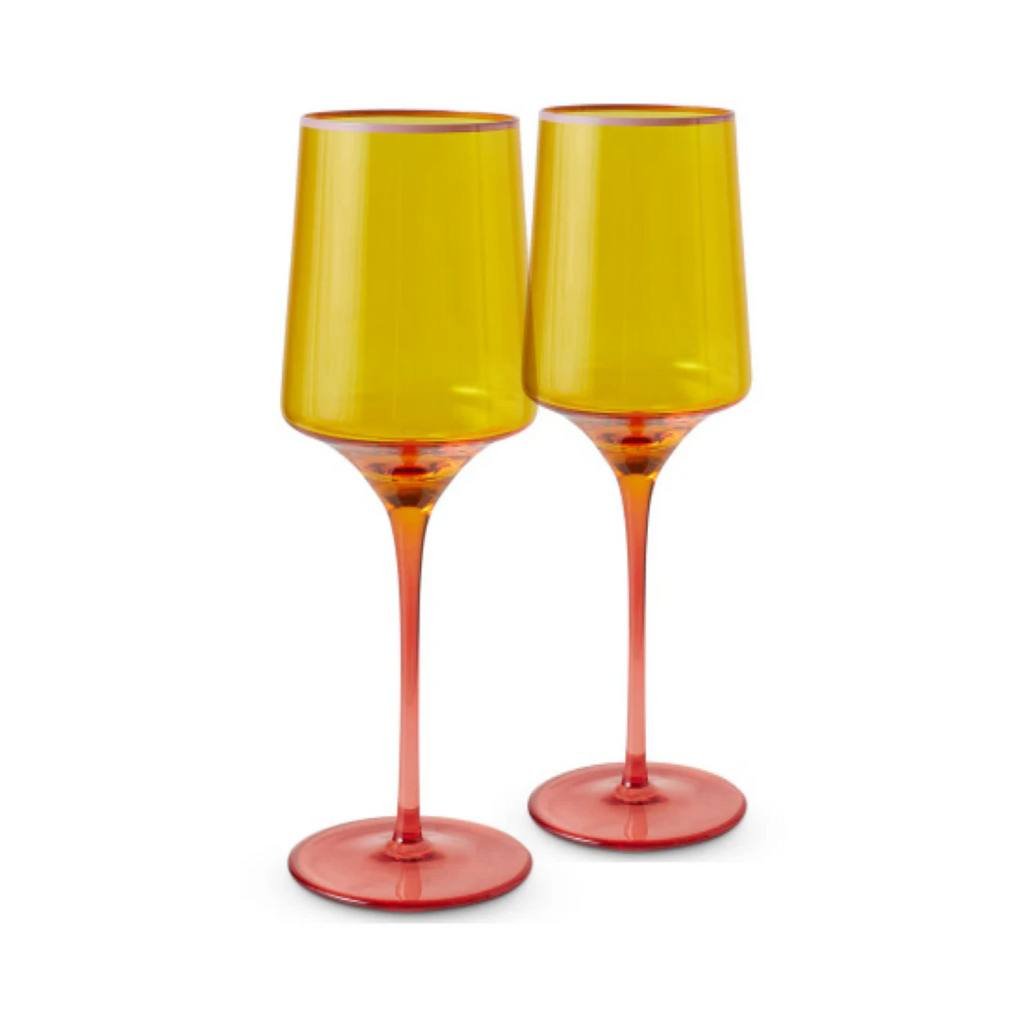 Kip & Co | Tropical Punch Vino Glass 2P Set - Cove. Beach Essentials