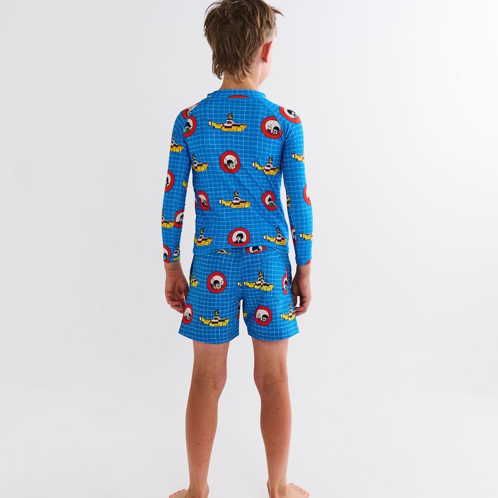 Kip & Co x The Beatles Yellow Submarine Boardies - Cove. Beach Essentials