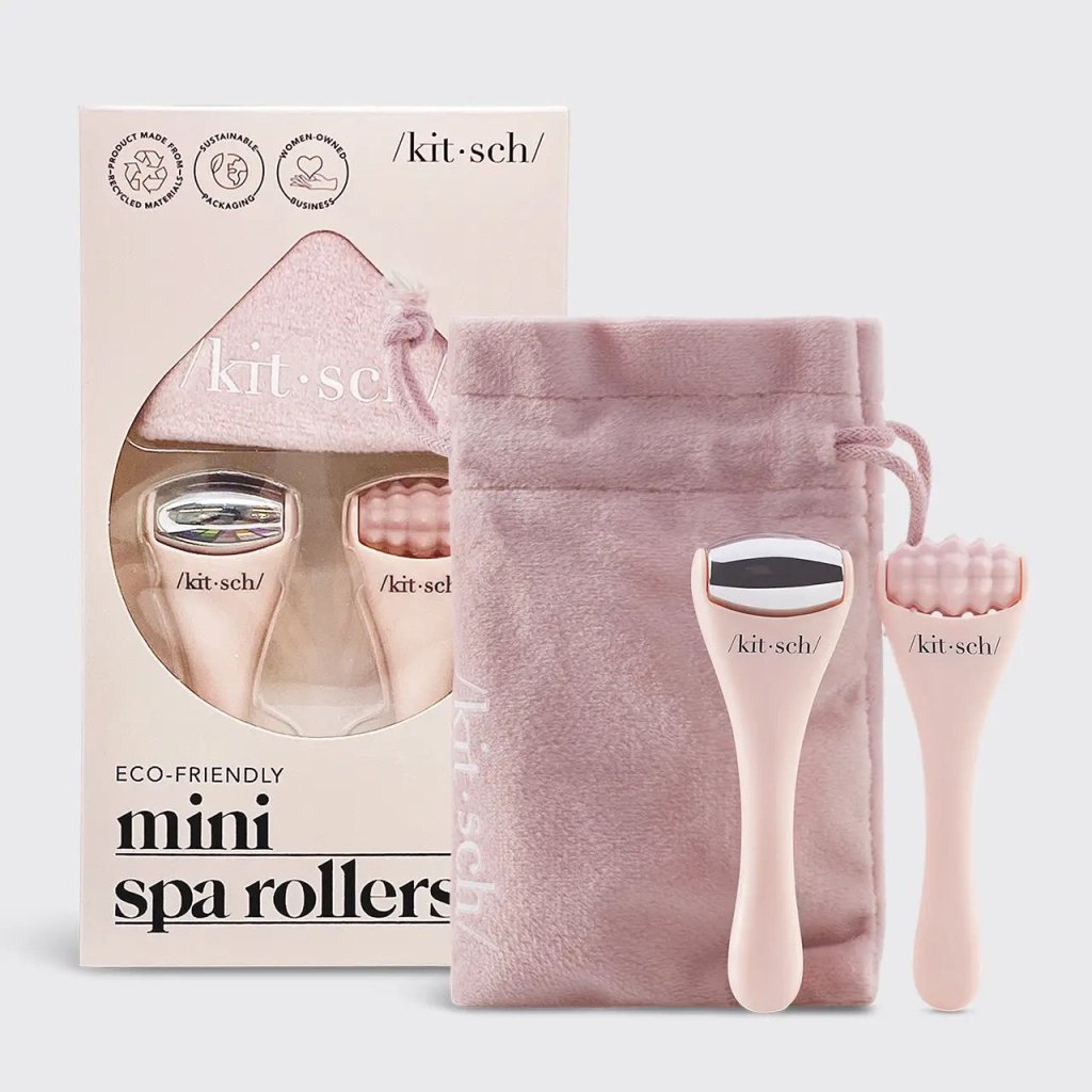KITSCH | Mini Spa Rollers 2pc Set - Cove. Beach Essentials