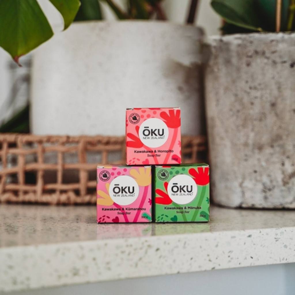 OKU | Kawakawa & Horopito Soap Bar - Cove. Beach Essentials