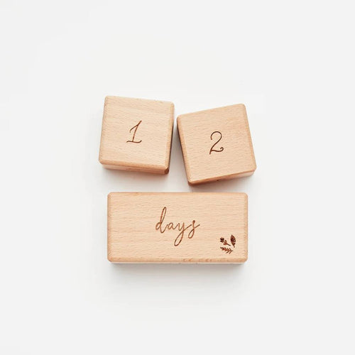 Over The Dandelions | Milestone Wooden Block Set - Cove. Beach Essentials