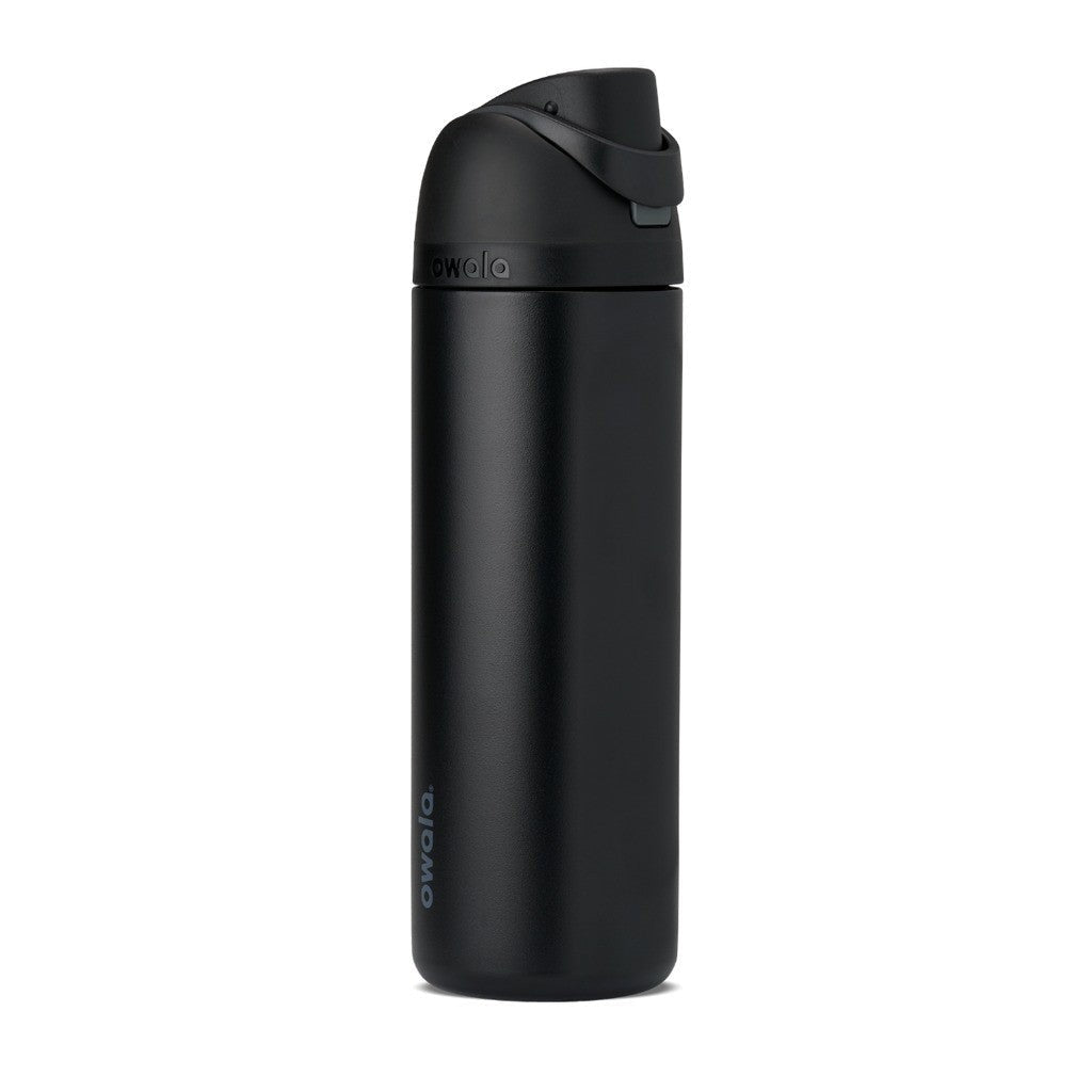 Owala FreeSip Water Bottle 710ml Very, Very Dark on white