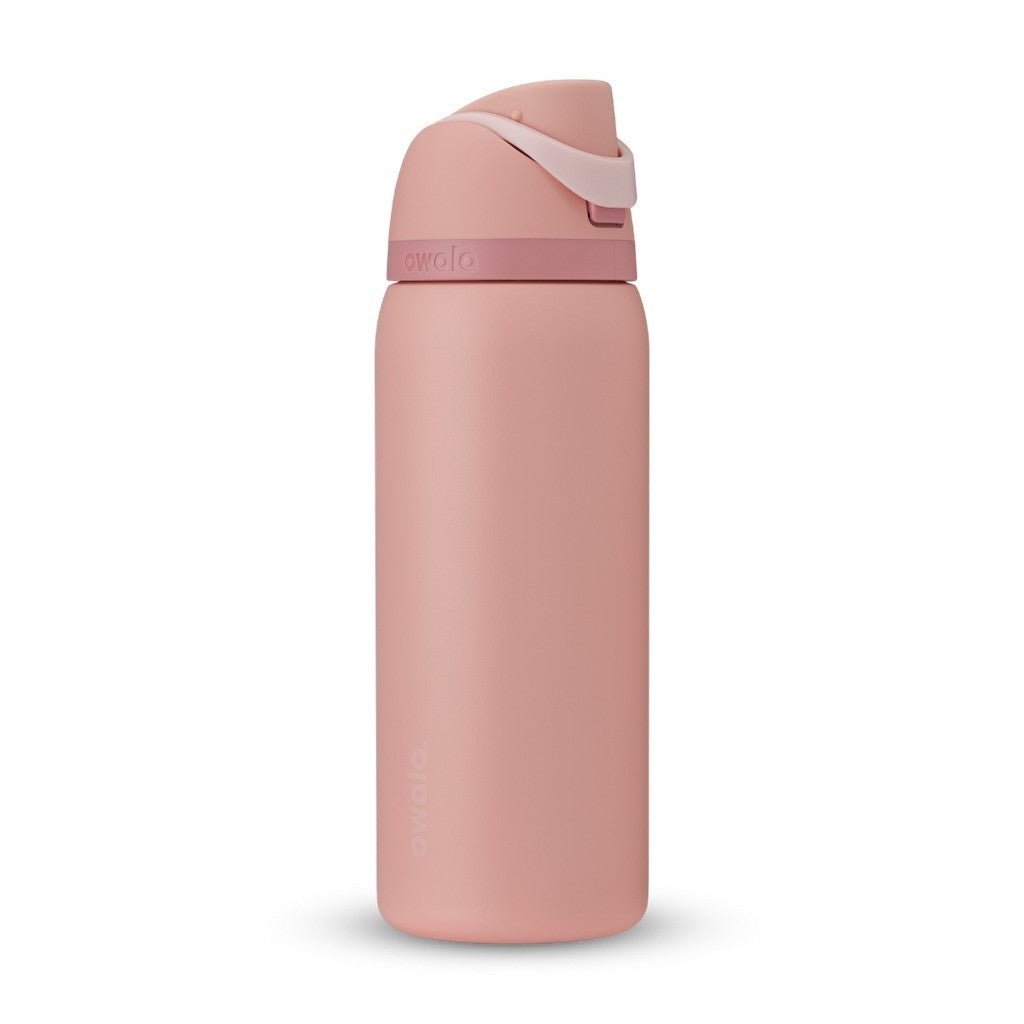 Owala FreeSip Water Bottle 945ml Rose Quartz on white