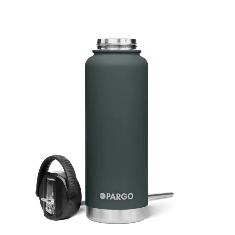 PARGO | 1200ml Sports Bottle - BBQ Charcoal - Cove. Beach Essentials