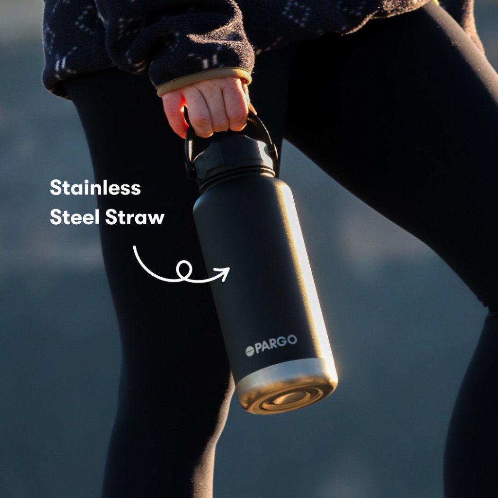 PARGO | 950ml Sports Bottle - MIDNIGHT BLACK - Cove. Beach Essentials