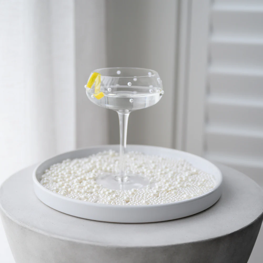 The Perfect Pearl Coupe- Set of 4 Clear