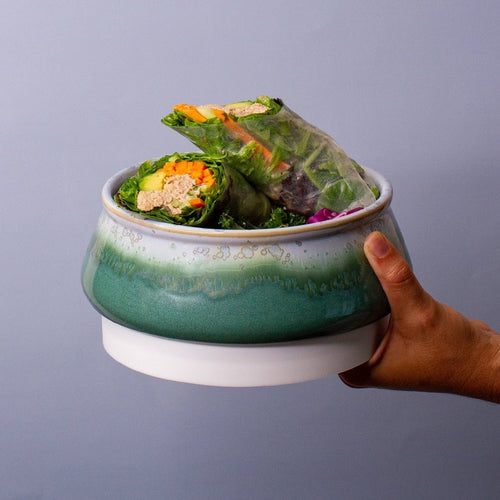 Pottery for the Planet Ocean Jasper Travel Bowl Large - Cove. Beach Essentials