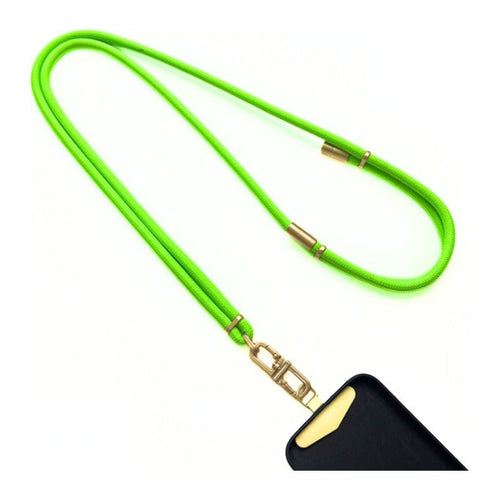 Queen of the Foxes Lux Cord Phone Lanyard Neon Green - Cove. Beach Essentials