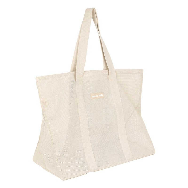 SANDE | Beach Hauler Mesh Beach Bag - Sand - Cove. Beach Essentials