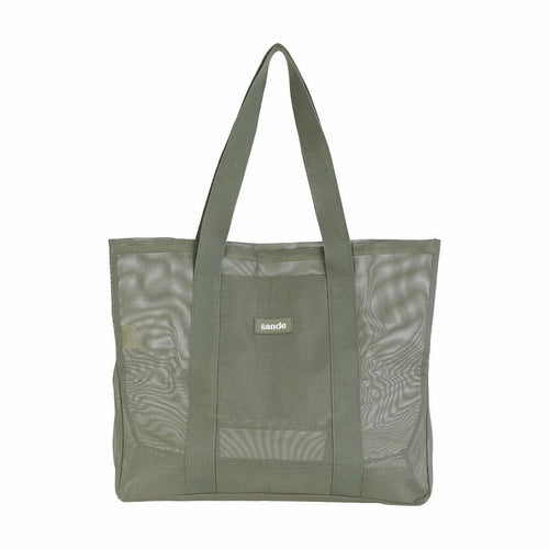 SANDE | Beach Hauler- Mini Mesh Beach Bag – Pandanus - Cove. Beach Essentials