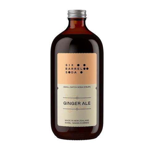 Six Barrel Soda | Syrup - Ginger Ale - Cove. Beach Essentials