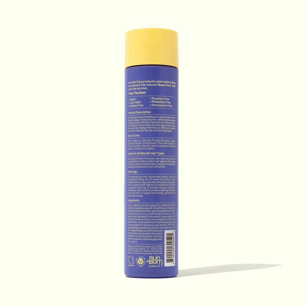 Sun Bum Blonde Purple Conditioner 300ml - Cove. Beach Essentials
