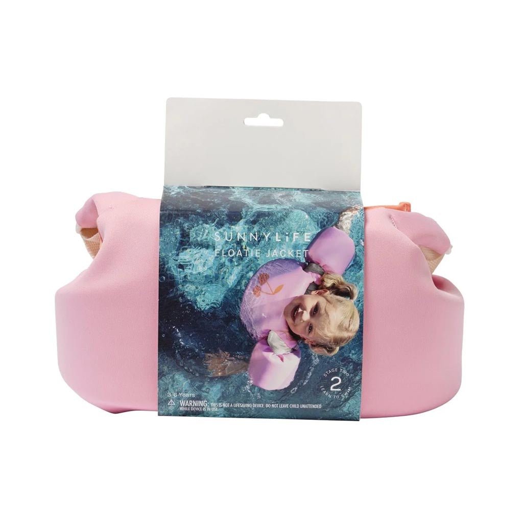 SunnyLife | Floatie Jacket 3-6 Cotton Candy Cherry - Cove. Beach Essentials