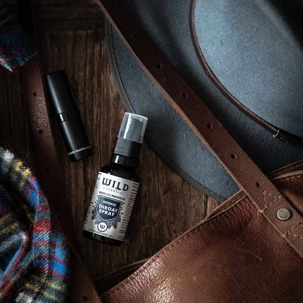 Wild Dispensary | Throat Spray 30ml - Cove. Beach Essentials