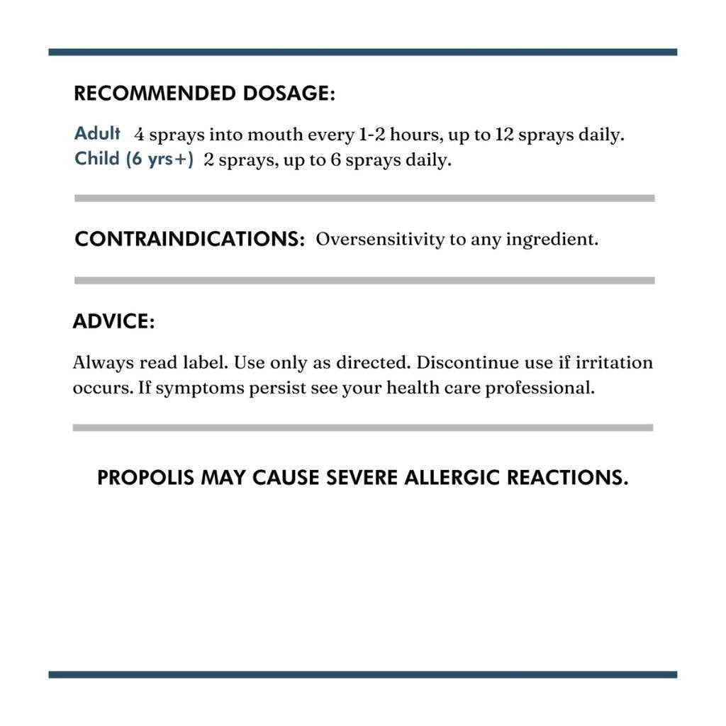 Wild Dispensary | Throat Spray 30ml - Cove. Beach Essentials
