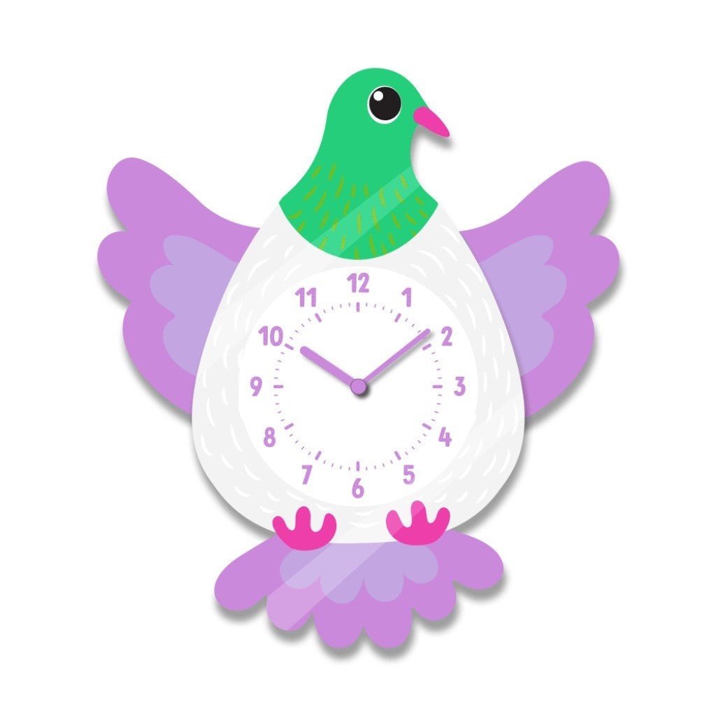 Wobble Clock Kura The Kereru - Cove. Beach Essentials