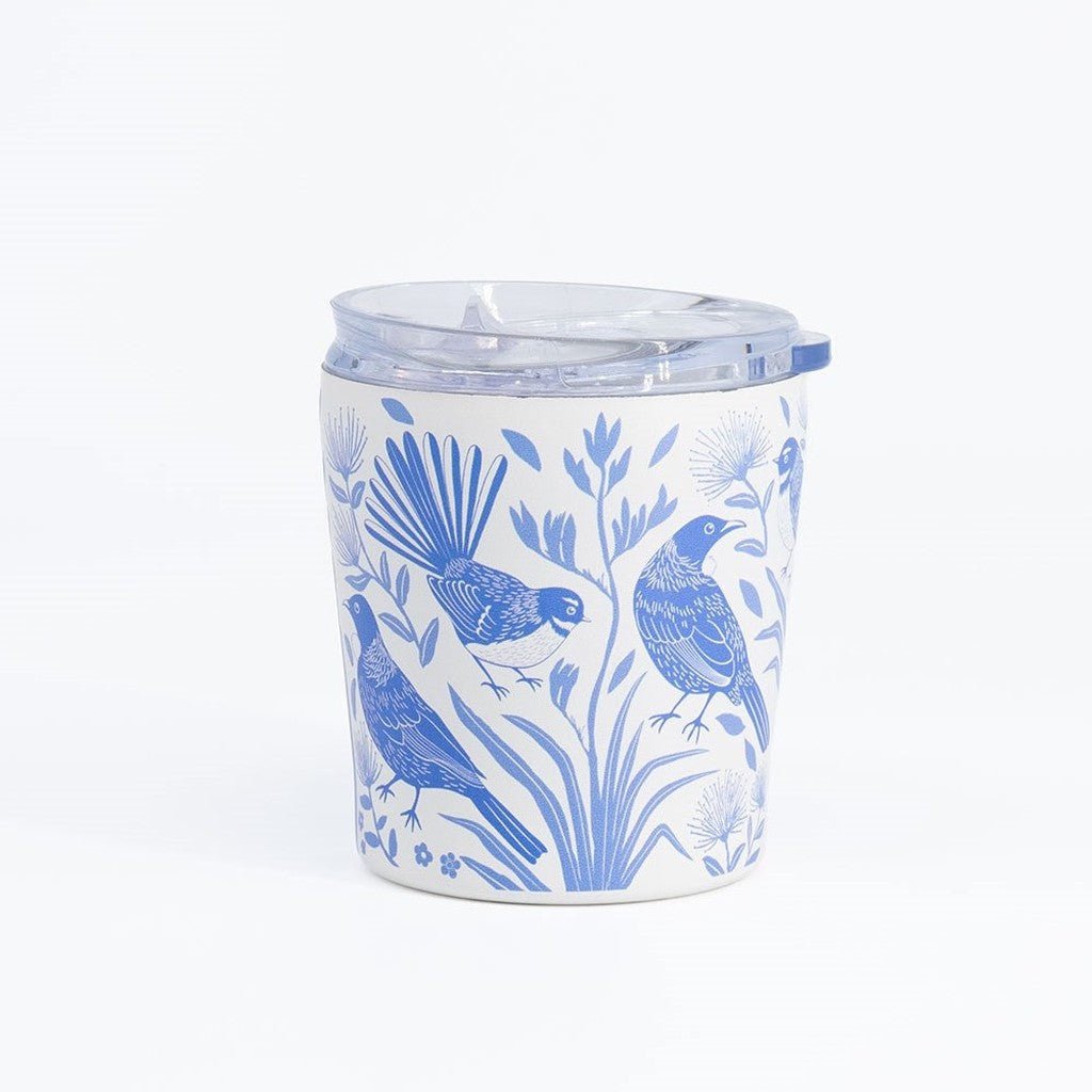 100% New Zealand Birdsong Blues Coffee Cup - Small - Cove. Beach Essentials
