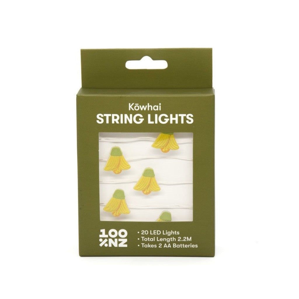 Kowhai LED Lights in their box