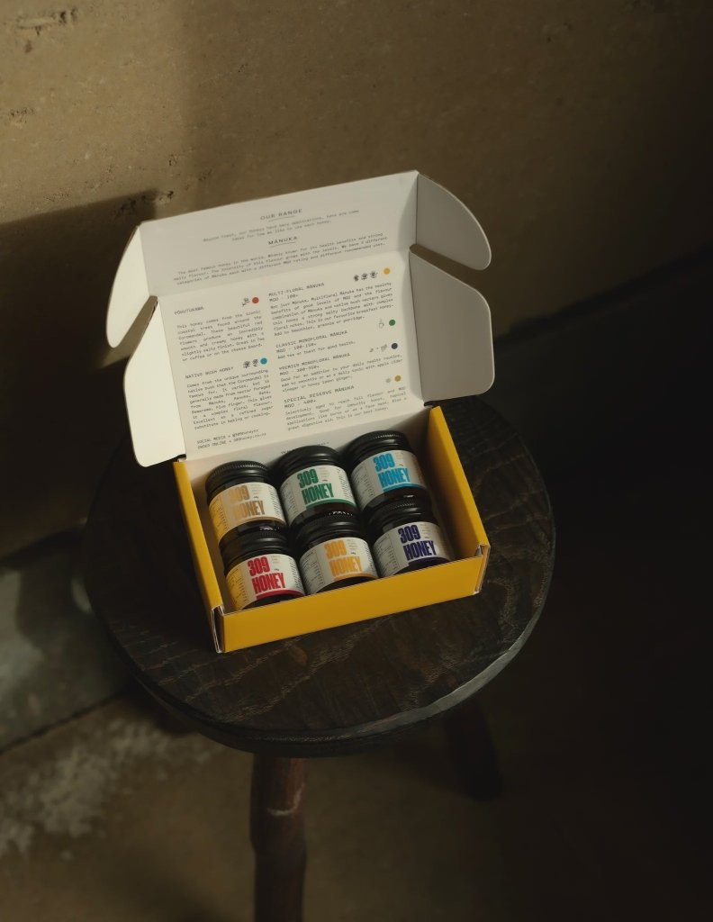 309 | Honey Tiny Full Set Gift Box 40g - Cove. Beach Essentials