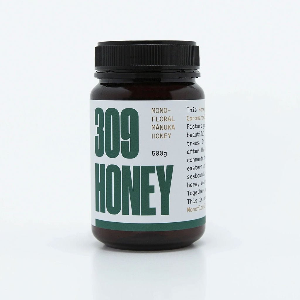 309 | Monofloral Manuka Honey 150+ MGO 500g - Cove. Beach Essentials