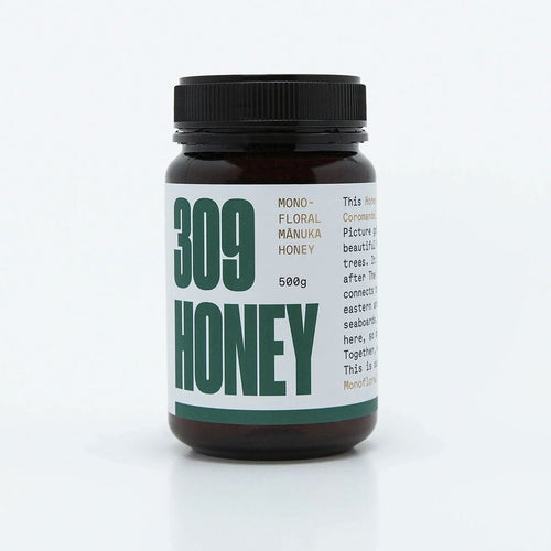 309 | Monofloral Manuka Honey 150+ MGO 500g - Cove. Beach Essentials
